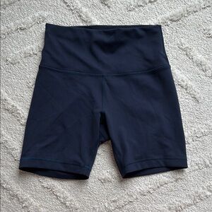 Women's lululemon Navy High-Waisted biker Shorts